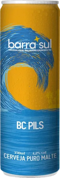 Lata de BC Pils Barra Sul, 350 ml
