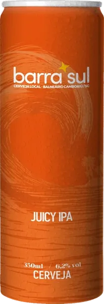 Lata de Juicy IPA Barra Sul, 350 ml